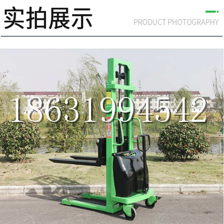 新埔镇电动叉车堆高车液压铲车电瓶1吨2吨站驾步行式小型全自动叉车